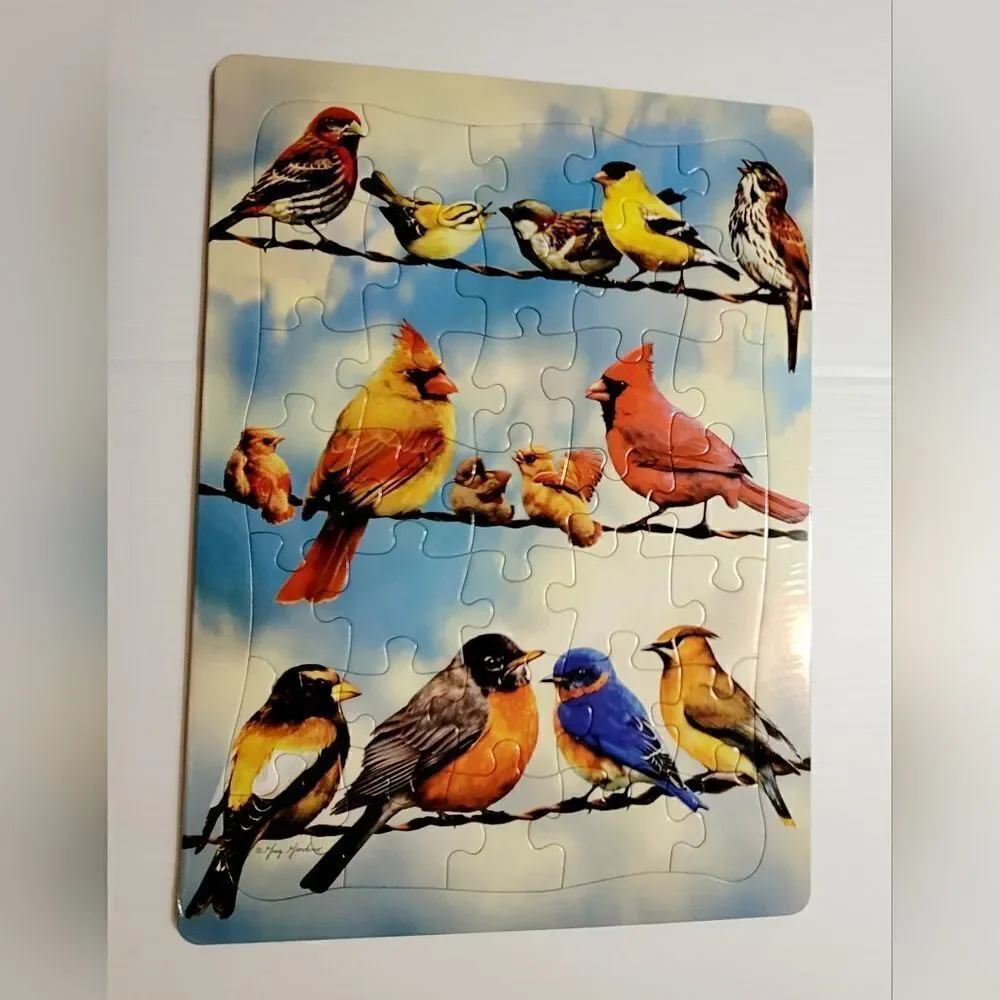 NEW Cobble Hill Tray Puzzle Blue Sky Birds